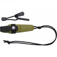 Нож Morakniv Eldris + огниво , цвет зеленый купить в Новороссийске